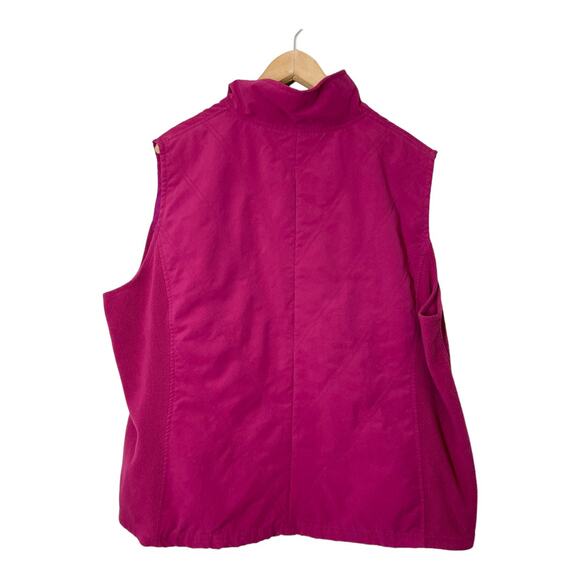 Columbia Vest Magenta Pink Lightweight Womens XXL 2X Plus - Picture 2 of 4